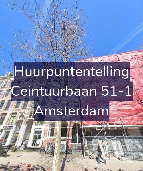 Foto gevel Huurpuntentelling voor Ceintuurbaan 51-1, Amsterdam