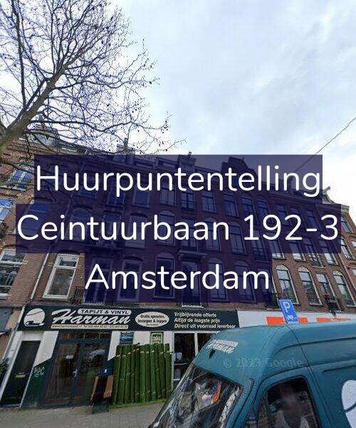 Foto gevel Huurpuntentelling voor Ceintuurbaan 192-3, Amsterdam