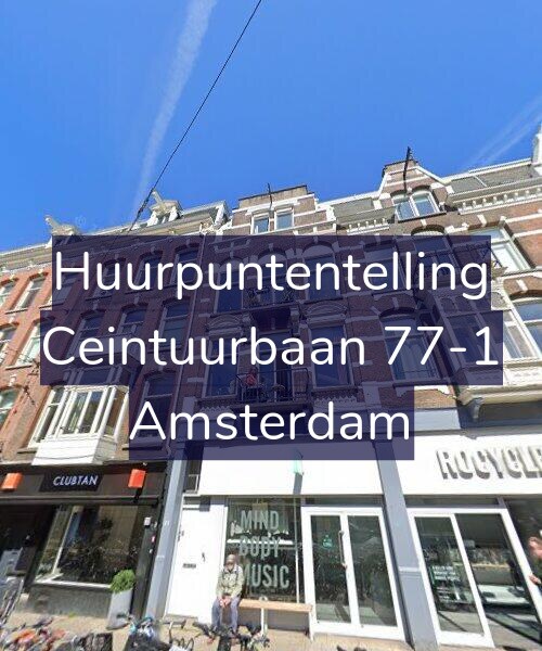 Foto gevel Huurpuntentelling voor Ceintuurbaan 77-1, Amsterdam