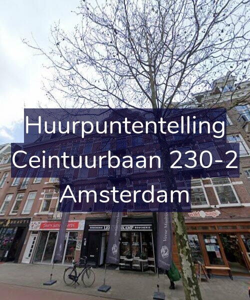 Foto gevel Huurpuntentelling voor Ceintuurbaan 230-2, Amsterdam