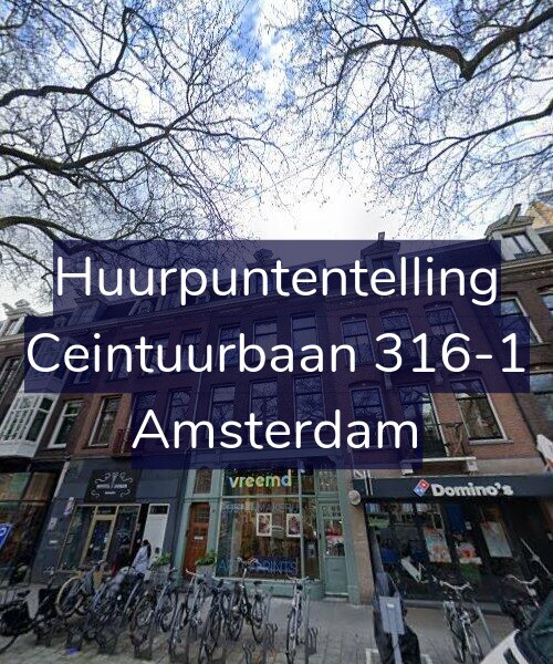 Foto gevel Huurpuntentelling voor Ceintuurbaan 316-1, Amsterdam
