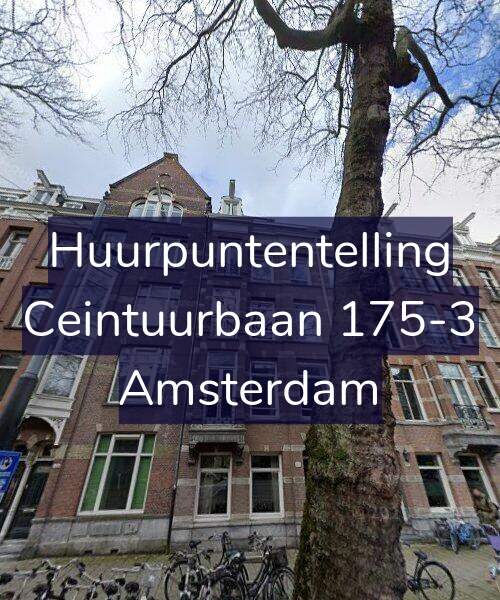 Foto gevel Huurpuntentelling voor Ceintuurbaan 175-3, Amsterdam