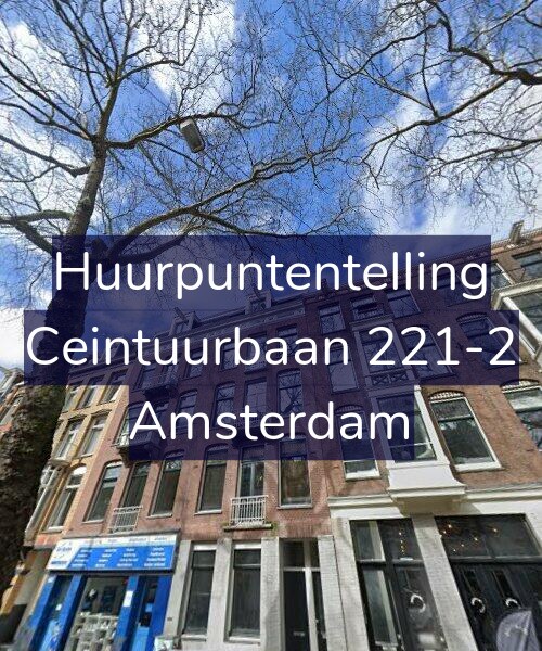 Foto gevel Huurpuntentelling voor Ceintuurbaan 221-2, Amsterdam