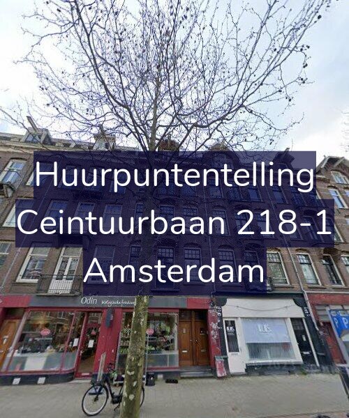 Foto gevel Huurpuntentelling voor Ceintuurbaan 218-1, Amsterdam