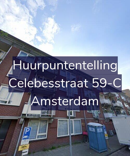 Foto gevel Huurpuntentelling voor Celebesstraat 59-C, Amsterdam
