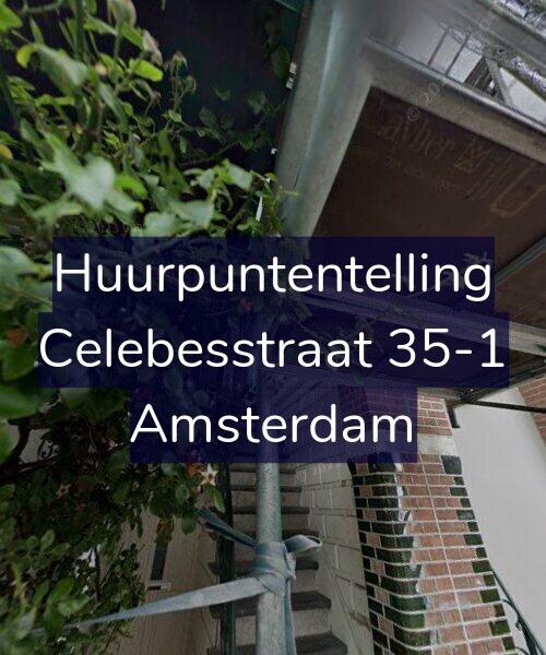 Foto gevel Huurpuntentelling voor Celebesstraat 35-1, Amsterdam
