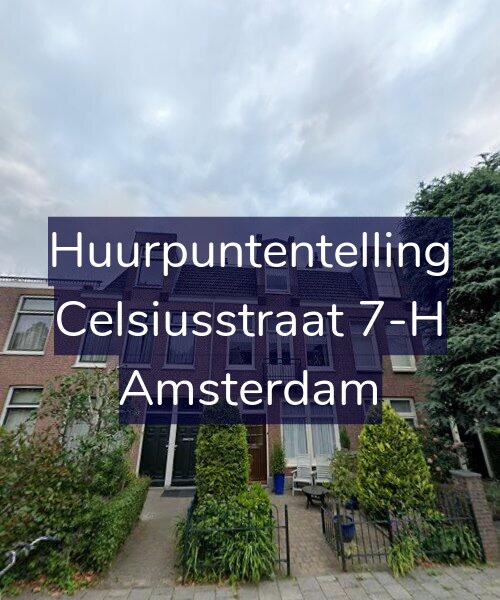 Foto gevel Huurpuntentelling voor Celsiusstraat 7-H, Amsterdam
