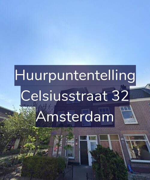 Foto gevel Huurpuntentelling voor Celsiusstraat 32, Amsterdam