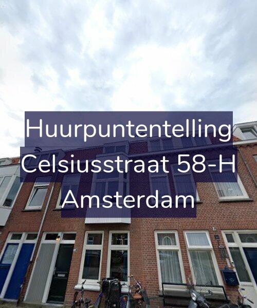 Foto gevel Huurpuntentelling voor Celsiusstraat 58-H, Amsterdam