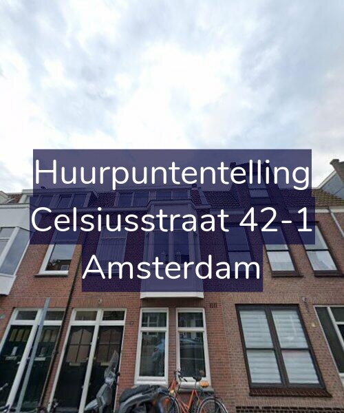Foto gevel Huurpuntentelling voor Celsiusstraat 42-1, Amsterdam