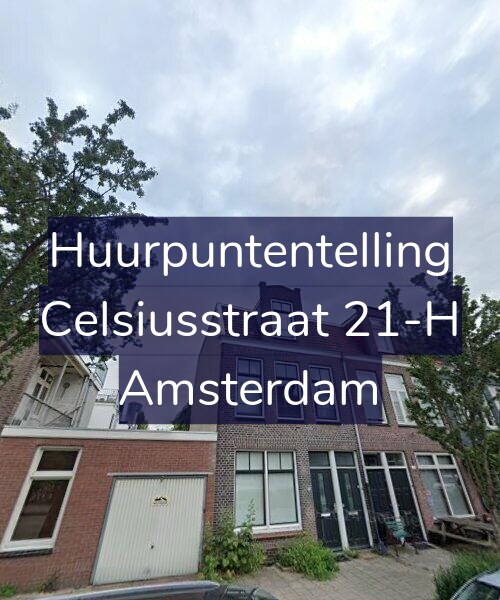 Foto gevel Huurpuntentelling voor Celsiusstraat 21-H, Amsterdam