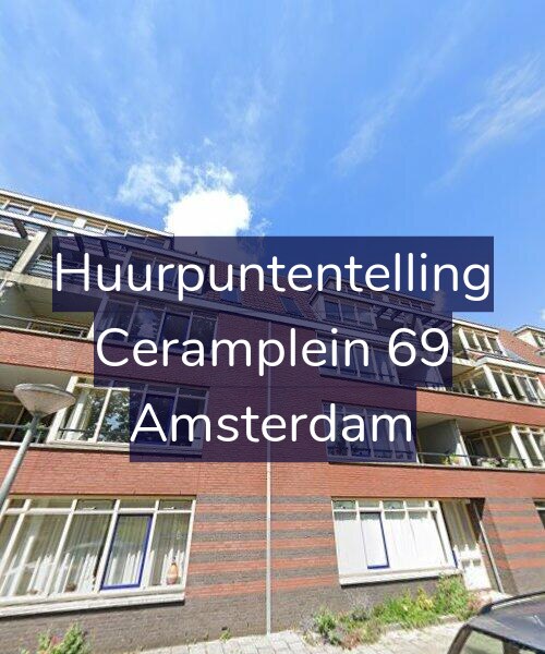 Foto gevel Huurpuntentelling voor Ceramplein 69, Amsterdam