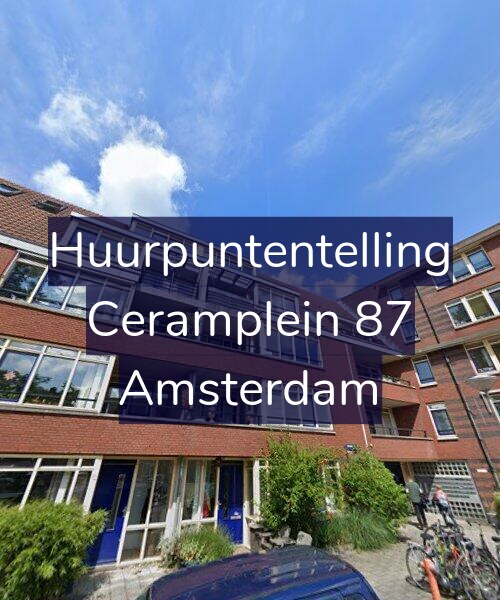 Foto gevel Huurpuntentelling voor Ceramplein 87, Amsterdam