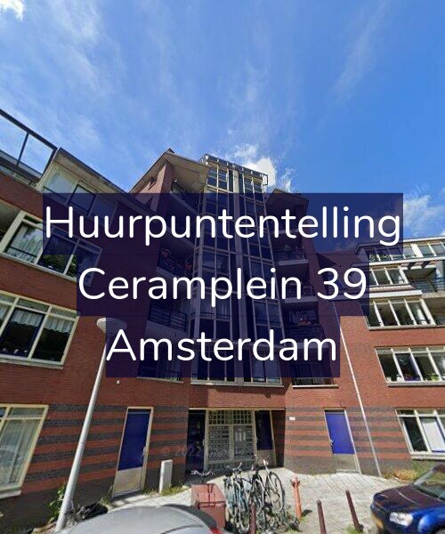 Foto gevel Huurpuntentelling voor Ceramplein 39, Amsterdam