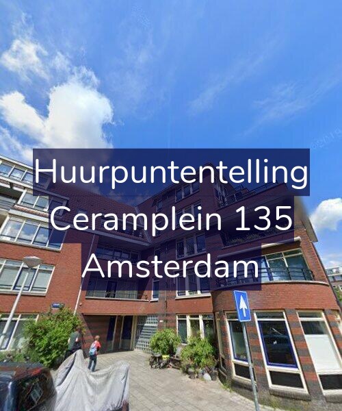 Foto gevel Huurpuntentelling voor Ceramplein 135, Amsterdam