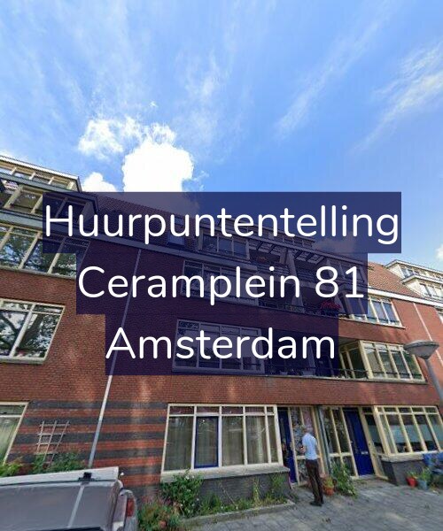 Foto gevel Huurpuntentelling voor Ceramplein 81, Amsterdam