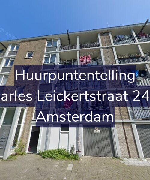 Foto gevel Huurpuntentelling voor Charles Leickertstraat 24-H, Amsterdam