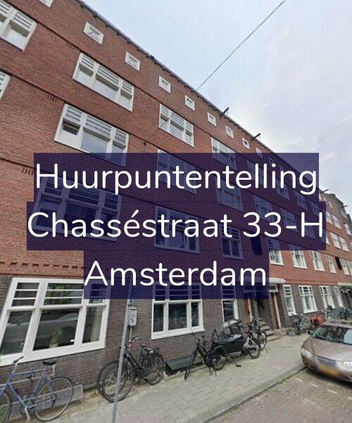 Foto gevel Huurpuntentelling voor Chasséstraat 33-H, Amsterdam