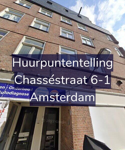 Foto gevel Huurpuntentelling voor Chasséstraat 6-1, Amsterdam