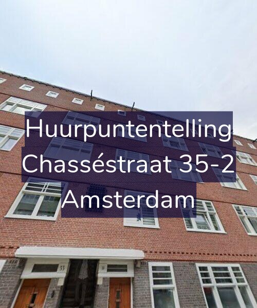 Foto gevel Huurpuntentelling voor Chasséstraat 35-2, Amsterdam