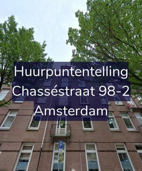 Foto gevel Huurpuntentelling voor Chasséstraat 98-2, Amsterdam