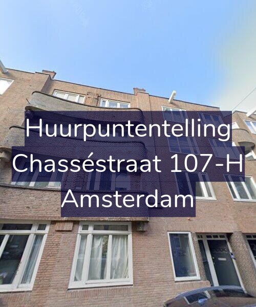 Foto gevel Huurpuntentelling voor Chasséstraat 107-H, Amsterdam