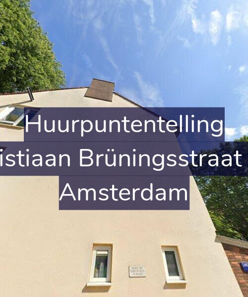 Foto gevel Huurpuntentelling voor Christiaan Brüningsstraat 8-2, Amsterdam