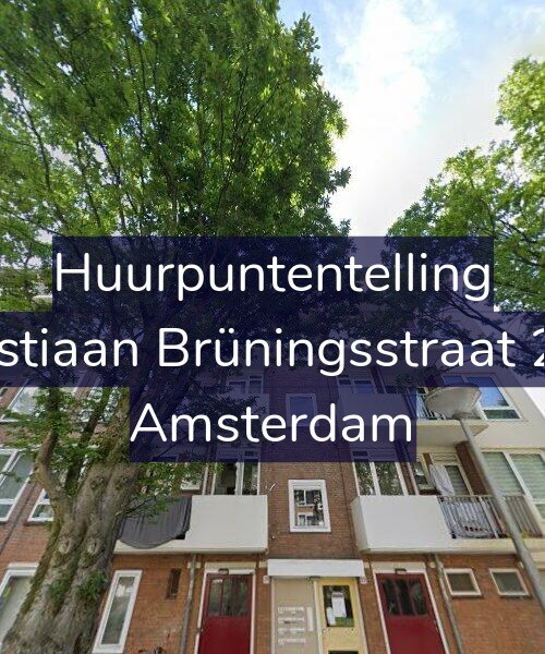 Foto gevel Huurpuntentelling voor Christiaan Brüningsstraat 21-2, Amsterdam