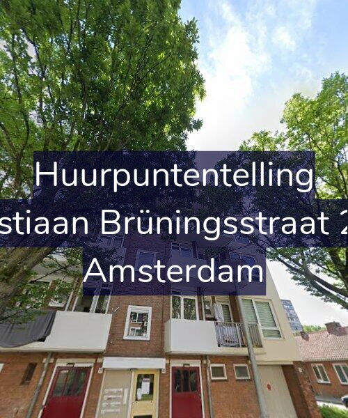 Foto gevel Huurpuntentelling voor Christiaan Brüningsstraat 23-2, Amsterdam