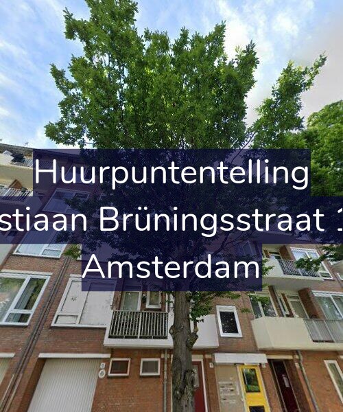 Foto gevel Huurpuntentelling voor Christiaan Brüningsstraat 15-3, Amsterdam