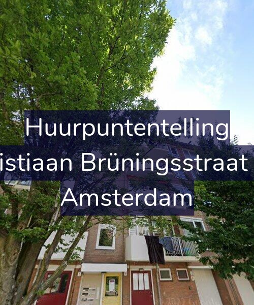 Foto gevel Huurpuntentelling voor Christiaan Brüningsstraat 9-2, Amsterdam