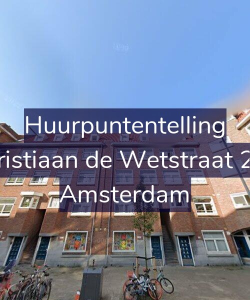 Foto gevel Huurpuntentelling voor Christiaan de Wetstraat 232, Amsterdam
