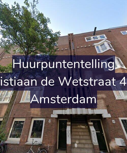 Foto gevel Huurpuntentelling voor Christiaan de Wetstraat 49-1, Amsterdam