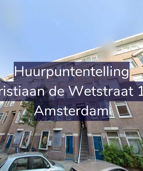 Foto gevel Huurpuntentelling voor Christiaan de Wetstraat 148, Amsterdam