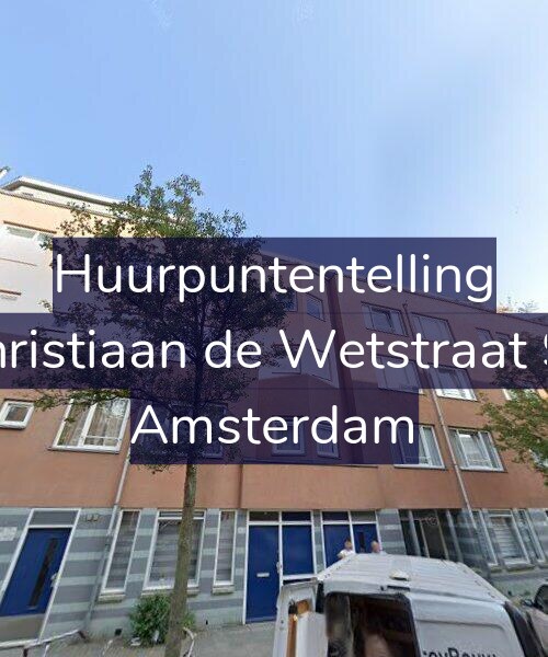 Foto gevel Huurpuntentelling voor Christiaan de Wetstraat 94, Amsterdam