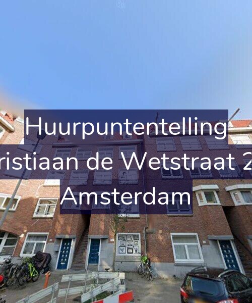 Foto gevel Huurpuntentelling voor Christiaan de Wetstraat 216, Amsterdam