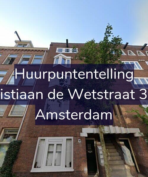 Foto gevel Huurpuntentelling voor Christiaan de Wetstraat 37-2, Amsterdam