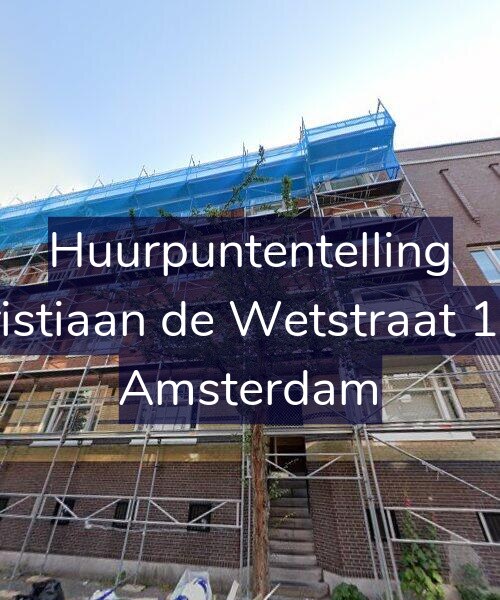 Foto gevel Huurpuntentelling voor Christiaan de Wetstraat 17-2, Amsterdam