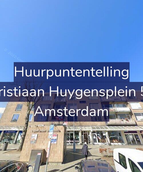 Foto gevel Huurpuntentelling voor Christiaan Huygensplein 5-1, Amsterdam