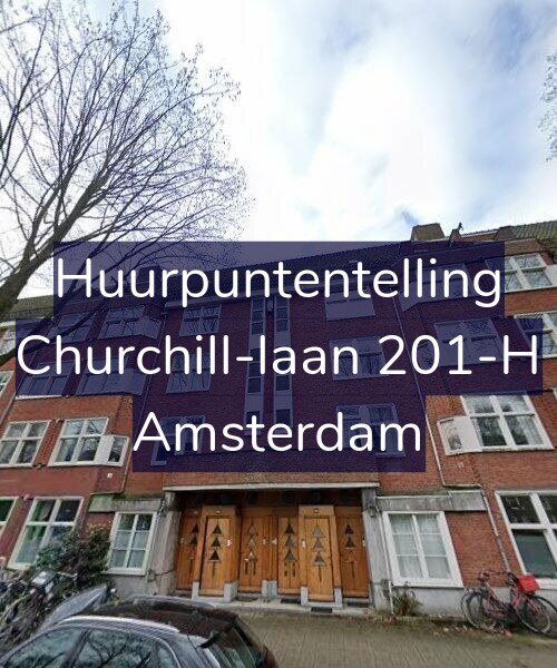 Foto gevel Huurpuntentelling voor Churchill-laan 201-H, Amsterdam