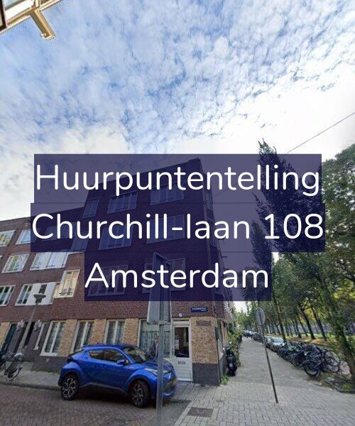 Foto gevel Huurpuntentelling voor Churchill-laan 108, Amsterdam