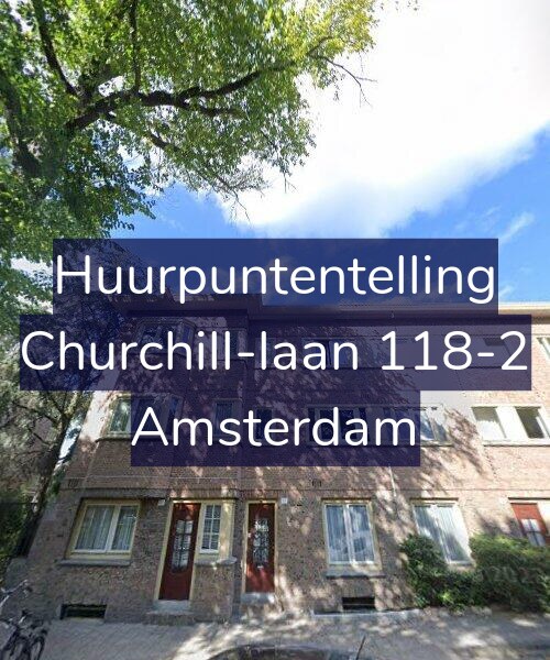 Foto gevel Huurpuntentelling voor Churchill-laan 118-2, Amsterdam