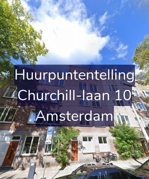 Foto gevel Huurpuntentelling voor Churchill-laan 10, Amsterdam