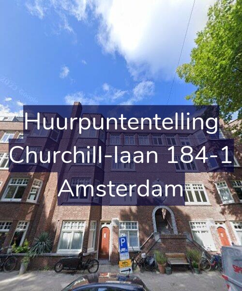 Foto gevel Huurpuntentelling voor Churchill-laan 184-1, Amsterdam