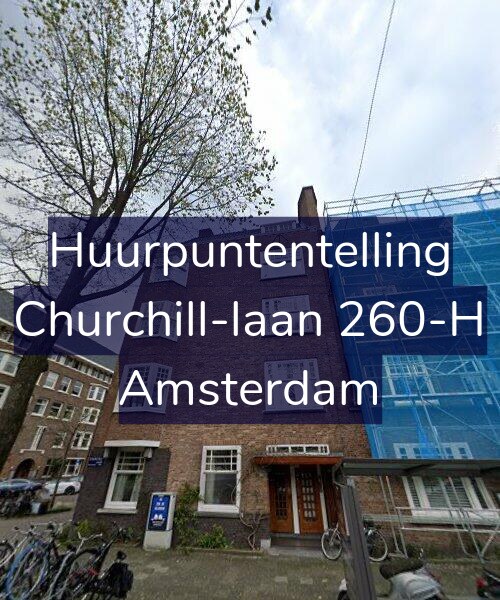 Foto gevel Huurpuntentelling voor Churchill-laan 260-H, Amsterdam