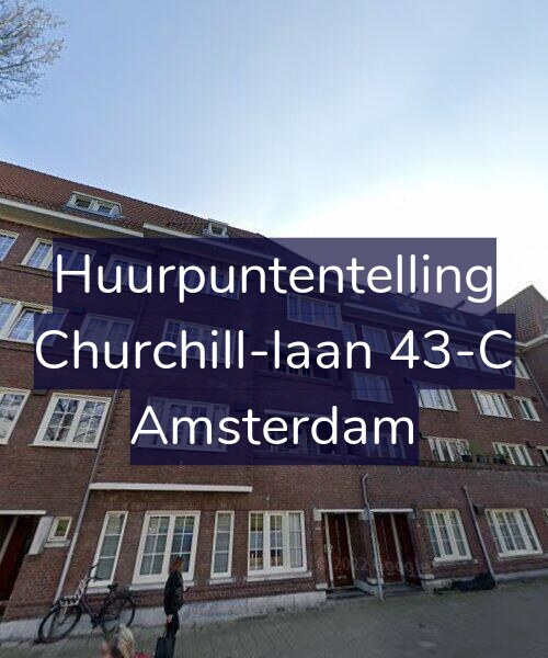 Foto gevel Huurpuntentelling voor Churchill-laan 43-C, Amsterdam