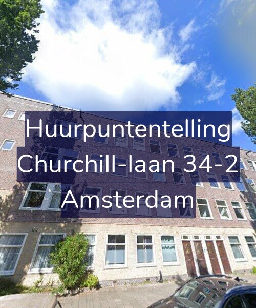 Foto gevel Huurpuntentelling voor Churchill-laan 34-2, Amsterdam