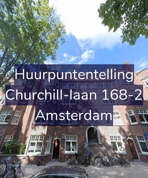Foto gevel Huurpuntentelling voor Churchill-laan 168-2, Amsterdam