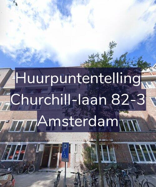 Foto gevel Huurpuntentelling voor Churchill-laan 82-3, Amsterdam