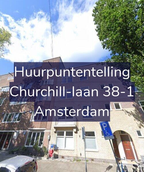 Foto gevel Huurpuntentelling voor Churchill-laan 38-1, Amsterdam